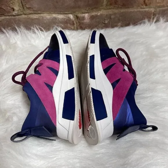 FITFLOP Blue & Pink Carita Lace-Up Sneakers Size 6 NEW - Picture 5 of 8